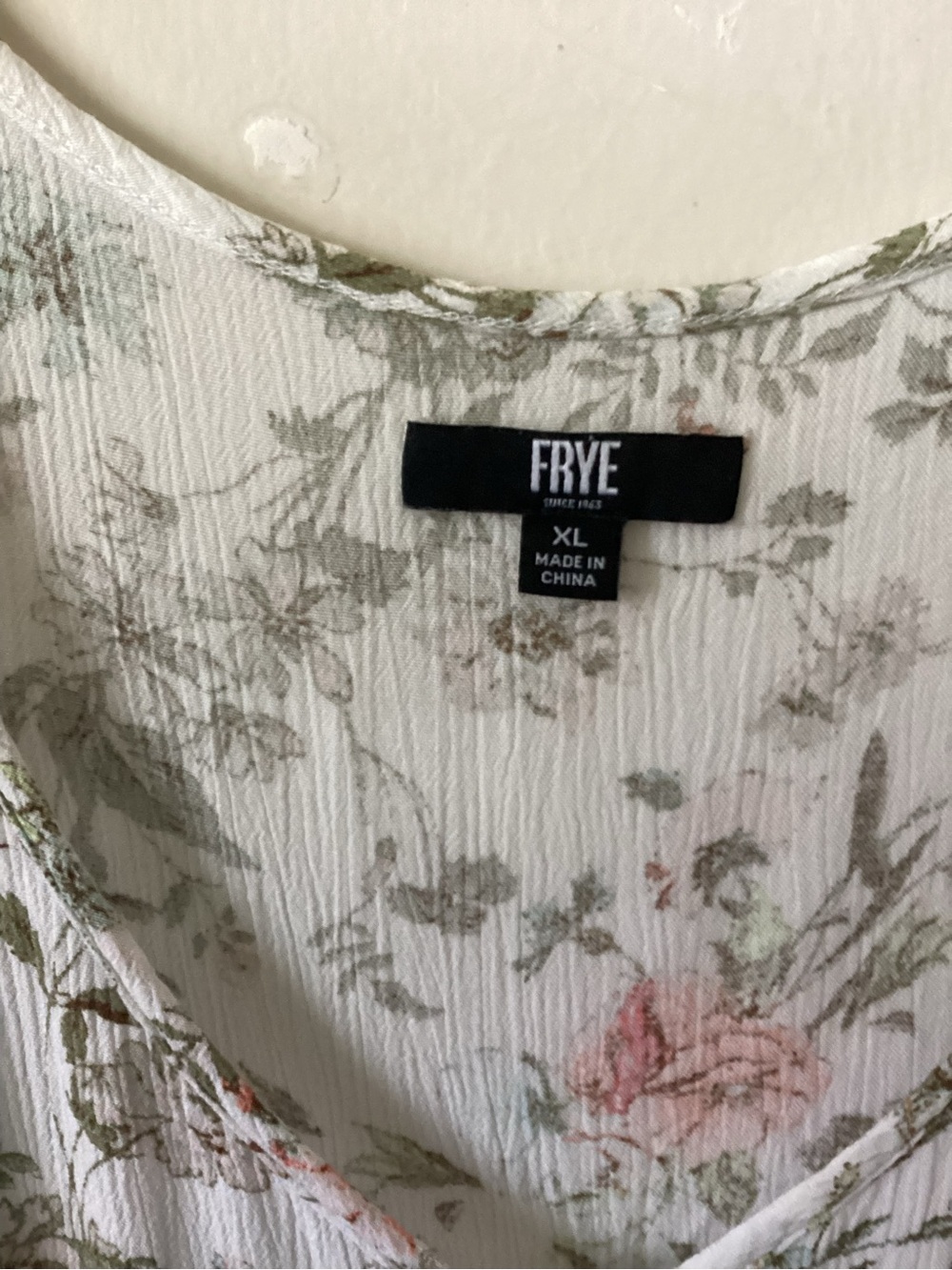 Frye White Floral Sleeveless Button-Front Maxi Dress - Picture 3 of 3